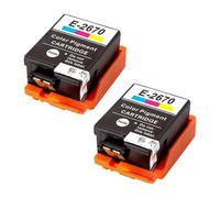 Cartouche d'encre Compatible T2661 T2670 T266 T267 266 267 Compatible avec Main d'œuvre WF100 WF110 WF 100 110 Europe Afrique du sud Russie(CL 2PC)