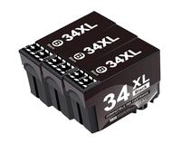 Cartouche d'encre Compatible T34XL T34 34XL T3471 T3472 T3473 T3474 pour imprimante Epson Workforce Pro WF-3720 3pack 34xl black