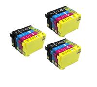 Cartouche d'encre Compatible T702XL Compatible avec Encre Jet d'encre Couleur Workforce Pro WF-3720 WF-3730(3BK-3C-3M-3Y)