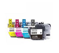 Cartouche d'encre Couleur Compatible LC472, for imprimante b-Rother MFC-J2340DW MFC-J3540DW MFC-J3940DW(One Set 4colors)