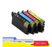 Cartouche d'encre couleur Compatible T0611 T0612 T0613 T0614, pour imprimante Epson Stylus D88 DX4250 DX4800 DX3800 DX3850 DX42001set