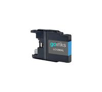 Cartouche d'encre cyan compatible 1 Go Inks pour Brother LC1280XLC - Remplacement non-OEM pour imprimantes Brother MFC