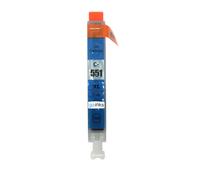 Cartouche d'encre cyan compatible Canon CLI-551C pour PIXMA - Go Inks, 12 ml, 1 pièce, non OEM