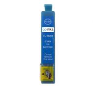 Cartouche d'encre cyan compatible Go Inks T1632 (16XL) pour Epson Workforce - Remplacement non-OEM