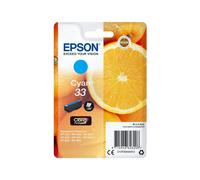 Cartouche d'encre Cyan Epson C13T33424022 Claria Premium, 4.5ml, rendement 300 pages, pour Expression Premium XP-900/830/645/640/635/630/540/530
