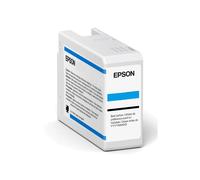 Cartouche d'Encre Cyan Epson T47A2 Original - 50ml - Encre à Pigments - Compatibilité SureColor SC-P900 - Code OEM C13T47A200