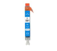Go Inks 1 Cartouche d'encre Cyan pour remplacer CLI-581C Compatible/Non-OEM pour PIXMA Imprimantes