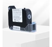 Cartouche d'encre de rechange à séchage rapide pour imprimantes à jet d'encre portatives avec 12 buses de 7 mm, compatible avec le bois, le métal, le tissu, les surfaces en plastique, haute capacité