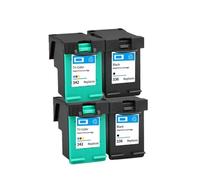 Cartouche d'encre De Remplacement 336 342 Compatible avec HP Deskjet 5440 PSC 1510 Photosmart 1500 C3100 C3180 D5420 6310 Imprimante(2bk 2color)