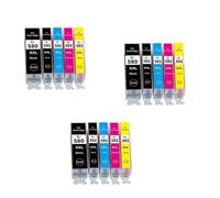 Cartouche d'encre de Remplacement Compatible, Paquet de 5, Compatible avec Impression PGI-580XXL CLI-581XXL PGBK BK C M Y(3 Set)