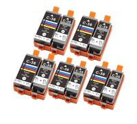 Cartouche d'encre de Remplacement PGI35 CLI36, Compatible avec l'imprimante Canon PIXMA IP100 IP110 IP100B TR150(5SET)