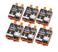 Cartouche d'encre de Remplacement PGI35 CLI36, Compatible avec l'imprimante Canon PIXMA IP100 IP110 IP100B TR150(6SET)