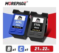 Cartouche d'encre de remplacement pour imprimante HP21 22 HP 21XL pour Deskjet F2180 F2200 F2280 F4180 F300 F380 D23002 PcsEspagne