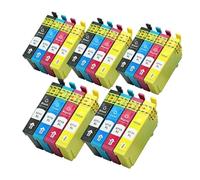 Cartouche d'encre de Remplacement T0711 T0712 T0713 T0714, Compatible avec imprimante Epson Stylus SX110 SX105 SX115 SX200 SX205 SX209 SX210(5Set)