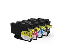 Cartouche d'encre d'imprimante Couleur Compatible LC3235XL for b-Rother DCP-J1100DW MFC-J1300DW(One Set 4 Colors)