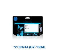 Cartouche d'encre e pour imprimante HP72 72B, pour HP Designjet T610 T620 T770 T790 T795 T1100 T1120 T1200 T1300 T2300, réservoir d'encre72-Gray-130ml