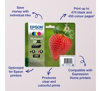 Epson Strawberry Multipack "Fraise" 29 - Encre Claria Home N,C,M,J