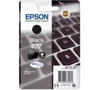 Epson Cartouche d'encre 407 - Noir 41,2 ml Taille L - Original pour WF-4745 / WF-4745DTWF
