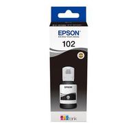 Cartouche d'encre EPSON Bouteille d'Encre Ecotank 102 Noire (Pigmentée) - C13T03R140