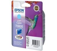 Cartouche d'encre EPSON Originale T0805 Cyan Clair Série Colibri - C13T08054010