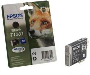 Cartouche d'encre EPSON Originale T1281 Noire Série Renard - C13T12814010