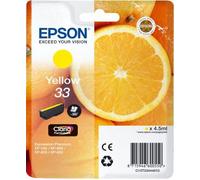 Cartouche d'encre EPSON Originale T3344 Jaune (Yellow) Série Orange - C13T33444010
