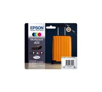 Epson 405 Multipack - Pack de 4 - noir, jaune, cyan, magenta - original - emballage coque avec alarme radioélectrique/ acoustique - cartouche d'encre - pour WorkForce WF-7310, 7830, 7835, 7840;...