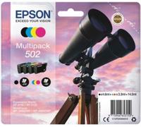 Cartouche d'encre EPSON Pack Multipack 4 Originales 502 (Noir + 3 Couleurs) - C13T02V64010