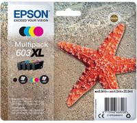 Cartouche d'encre EPSON Pack Multipack 4 Originales 603XL (Noir + 3 Couleurs) - C13T03A64010