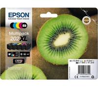 Cartouche d'encre EPSON Pack Multipack 5 Originales 202 XL (Noir Photo + 4 Couleurs) - C13T02F84010