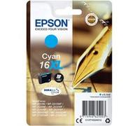 Epson 16XL - 6.5 ml - XL - cyan - original - emballage coque avec alarme radioélectrique/ acoustique - cartouche d'encre - pour WorkForce WF-2010, 2510, 2520, 2530, 2540, 2630, 2650, 2660, 2750...