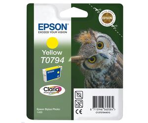 Cartouche d'encre Epson T0794 Jaune série Chouette