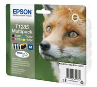 Epson Fox Multipack "Renard" (T1285) - Encre DURABrite Ultra N, C, M, J