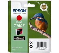 Epson T1597 Cartouche d'encre d'origine pour Stylus Photo R2000 Rouge