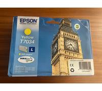 Cartouche d'encre EPSON yellow T7034L jaune (9.6 ml) pour WorkForce Pro NEUF