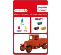Cartouche d'encre ESSENTIELB C521 C/M/J Série Camion