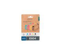 Cartouche d'encre ESSENTIELB E604 Noir + 3 couleurs