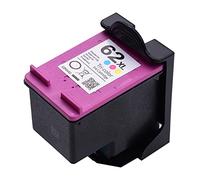 Cartouche d'encre,Fesjoy Cartouche d'encre Tricolore de Remplacement 1200 dpi Compatible avec l'imprimante à Jet d'encre MBrush HP 62XL Deskjet