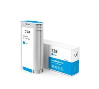 Cartouche d'encre for 728, Compatible for HP DesignJet T830 T730 Cartouche d'encre DesignJet complète F9J67A F9J66A F9J65A(130ml Cyan)