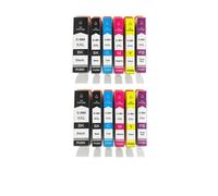 Cartouche d'encre for imprimante Canon 580/581, PGI-580/CLI-581, PGI580/CLI581/580XL, TR7550, TR8550, TR 7550, TS6150, TS6151, TS 6150(2 Set)