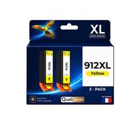 Cartouche d'encre Générique compatible HP 912XL Jaune 825 pages Pack de 2
