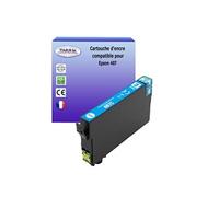 Cartouche d'encre générique Epson WorkForce Pro WF-4745, WF-4745DTWF, 407XL - Cyan