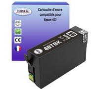 Cartouche d'encre générique Epson WorkForce Pro WF-4745, WF-4745DTWF, 407XL - Noire Noire