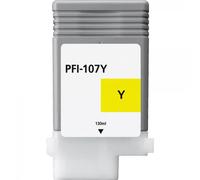 Cartouche d'encre générique jaune Canon PFI107 - Remplace PFI107Y/6708B001