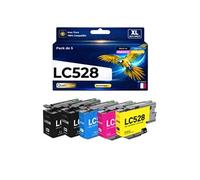 Cartouche d'encre Générique LC528 - Pack 5 Multicolore - Compatible Brother MFC J6760DW