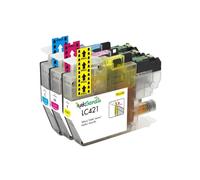 cartouche d'encre haute capacité LC421XL LC421 421XL, Compatible avec imprimante Brother DCP-J1050DW MFC-J1010DW DCP-J1140DW3pcs