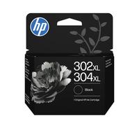 Cartouche d'encre HP 302XL/304XL noire authentique haute capacité pour impression photo et documents référence B7RT9AE