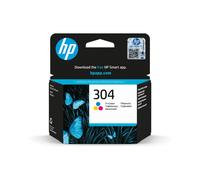 Cartouche d'encre HP 304 Tricolore Originale - Jet d'encre Dye Ink 2ml, Rendement 100 pages - Compatibilité Imprimantes HP - Code OEM N9K05AE
