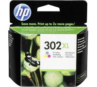 Cartouche d'encre HP F6U67AE 3 couleurs No. 302 XL