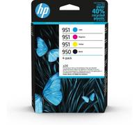 Cartouche d'encre HP Pack Multipack 4 Originales (950 Noire + 951 Couleurs) - CN049AE